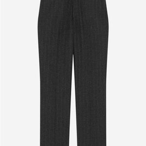 NWT The Kooples Black and White Pinstripe Straight Leg Trouser | 32